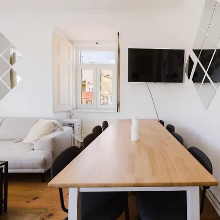 Lägenhet Scenic 4br With River Views Alfama Location *